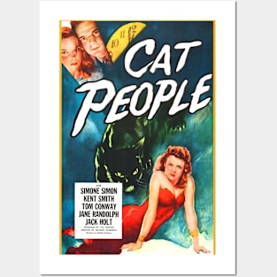 Cat People Posters and Art